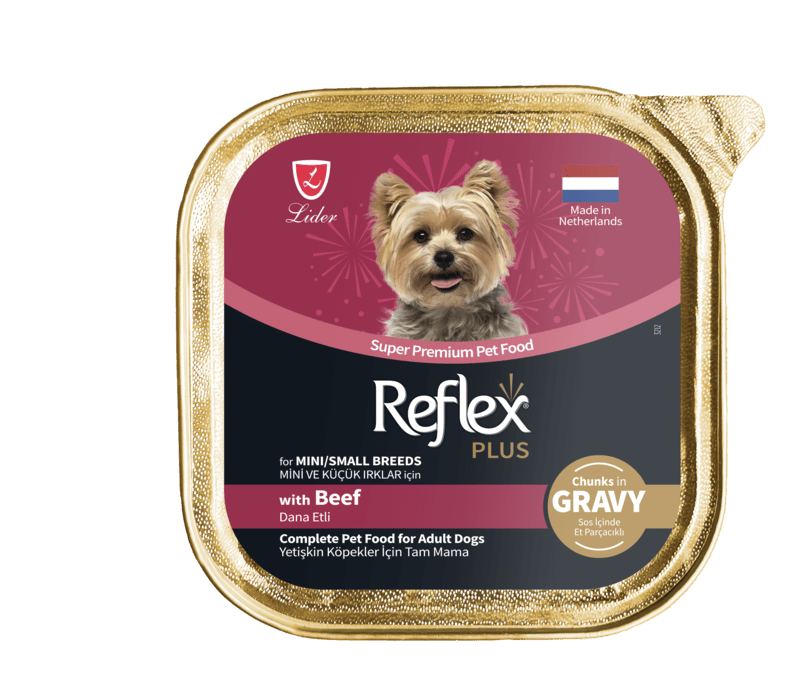 Reflex plus with Beef / Mini/Small Breeds (Chunks in Gravy) Reflex plus with Beef / Mini/Small Breeds (Chunks in Gravy)