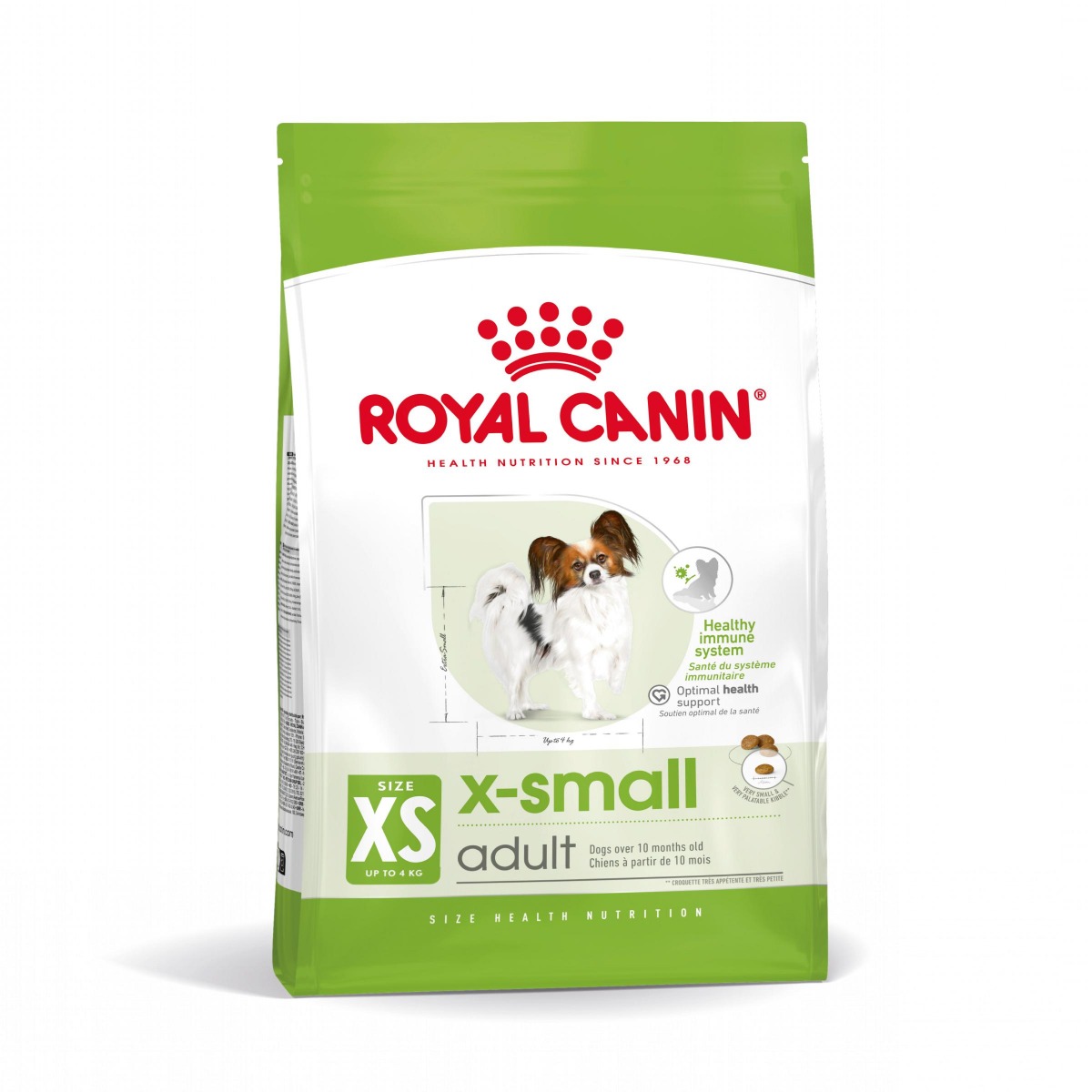 غذای خشک سگ بالغ نژاد خیلی کوچک رویال کنین (وزن 1.5KG)    X_SMALL (ADULT)_ROYAL CANIN