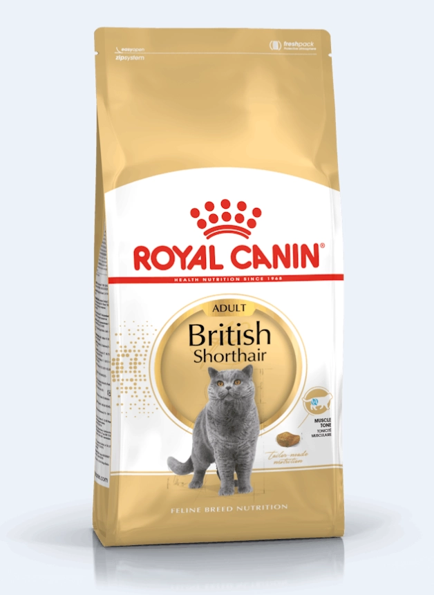 غذای خشک گربه بالغ بریتیش شرت هیر رویال کنین (وزن 4KG)      BRITISH SHORT HAIR (ADULT)_ROYAL CANIN