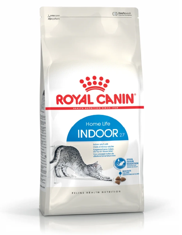 غذای خشک گربه ایندور هوم لایف رویال کنین (وزن 2KG)     INDOOR (HOME LIFE)_ROYAL CANIN