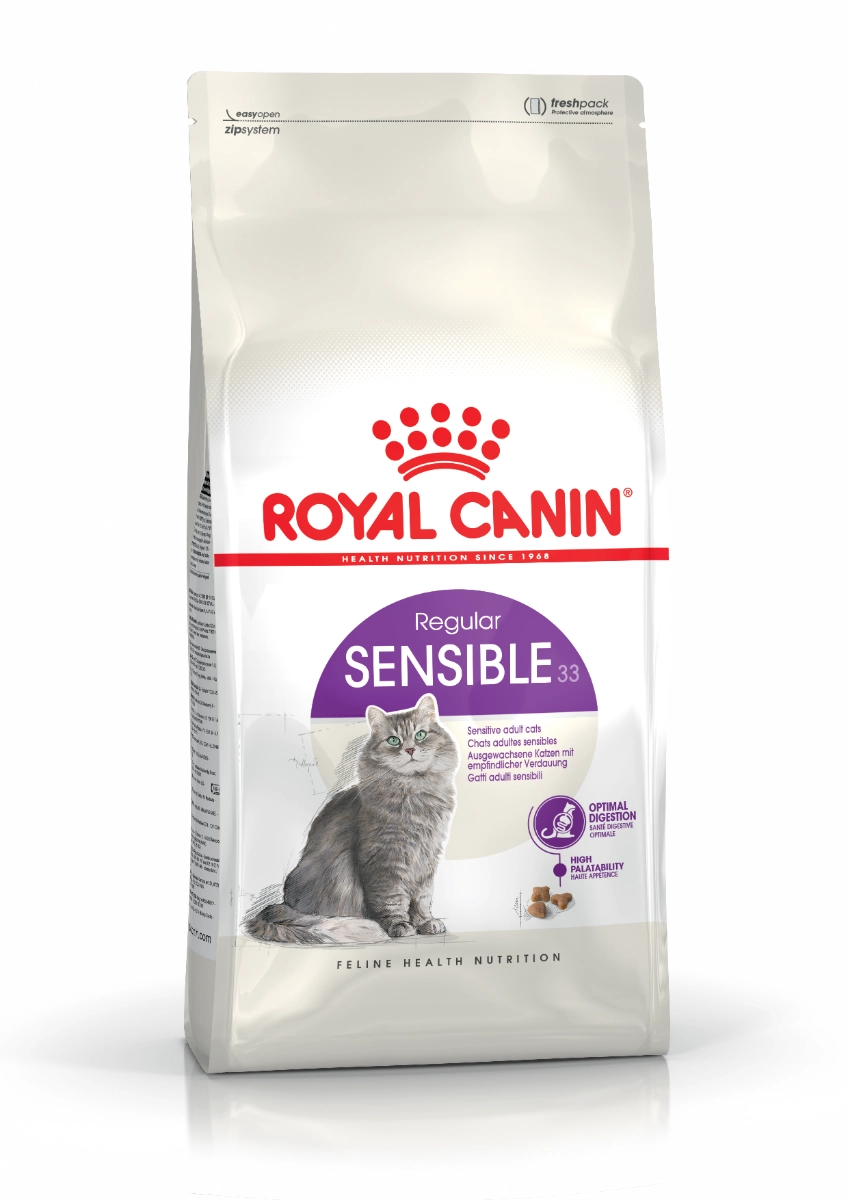 غذای خشک گربه سنسیبل رویال کنین (وزن 2KG)    REGULAR SENSIBLE_ROYAL CANIN