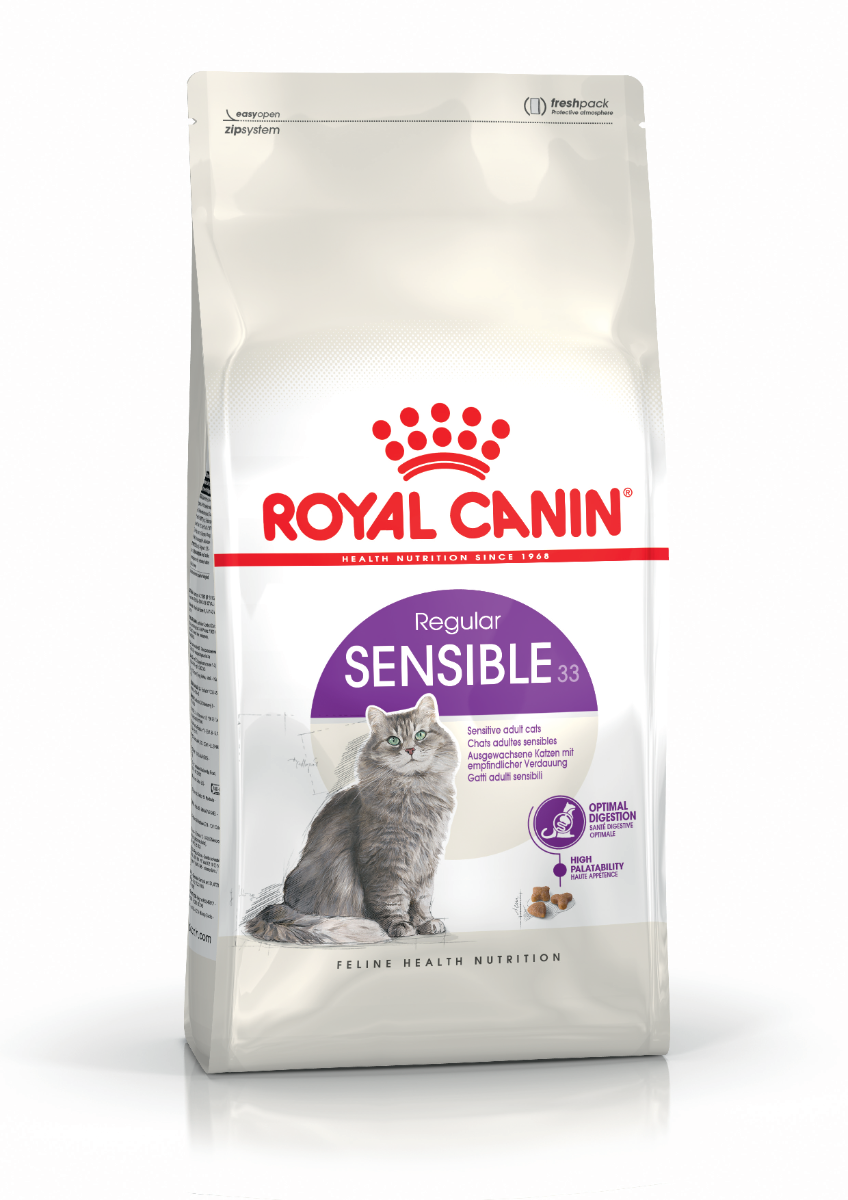 غذای خشک گربه سنسیبل رویال کنین (وزن 2KG)    REGULAR SENSIBLE_ROYAL CANIN