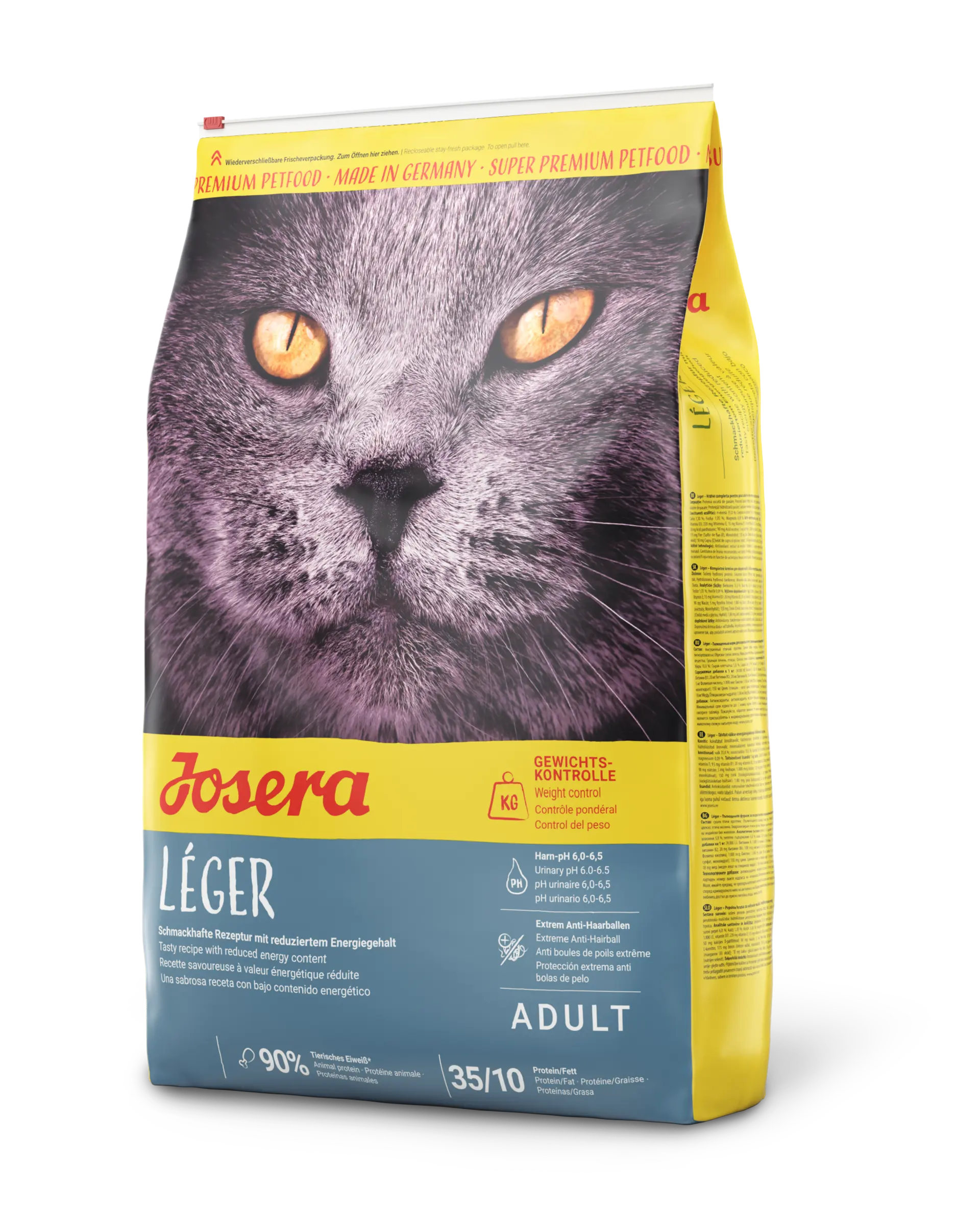 غذای خشک گربه لجر جوسرا (وزن 10KG)    LEGER_JOSERA