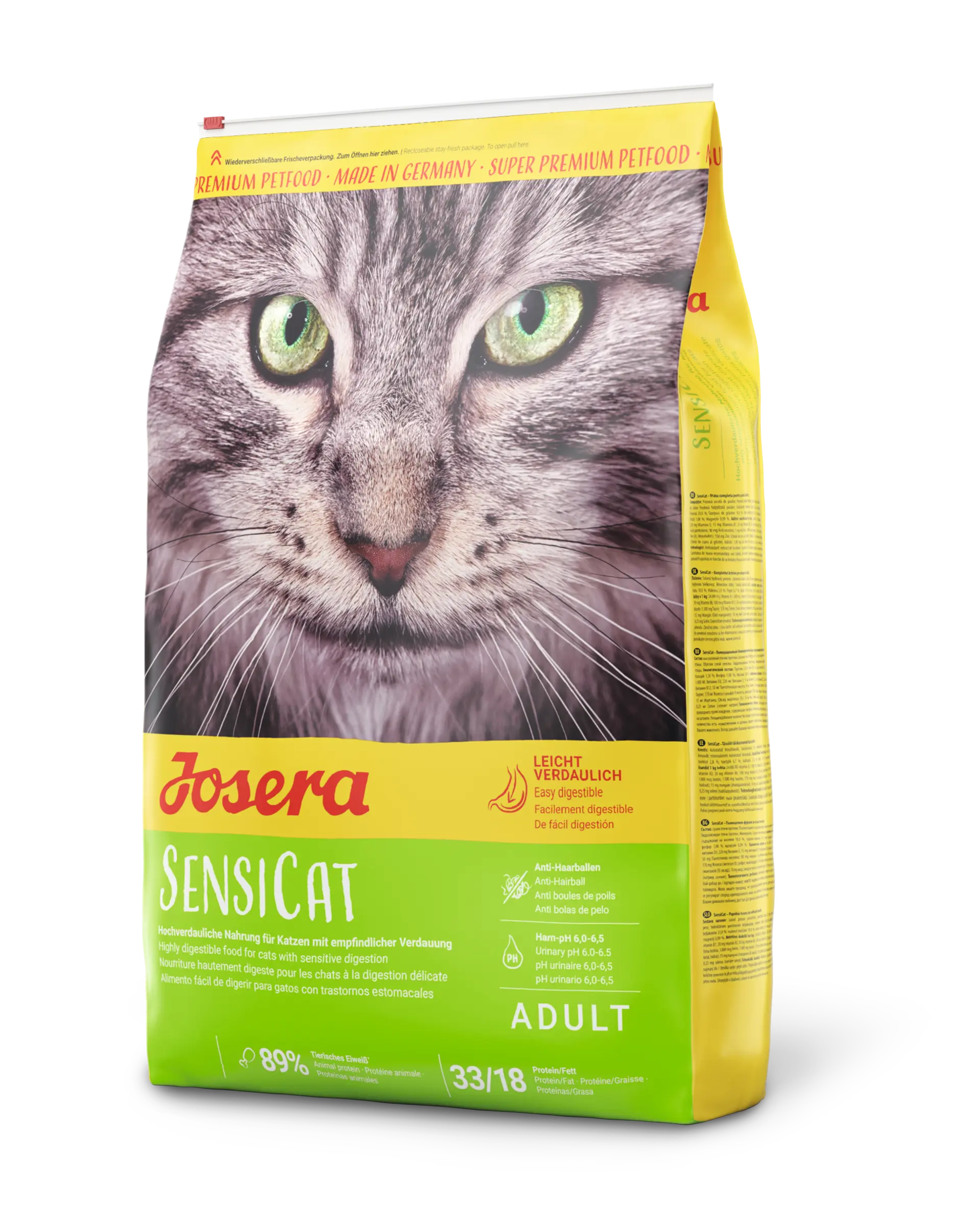 غذای خشک گربه سنسی کت جوسرا (وزن 2KG)    SENSICAT_JOSERA