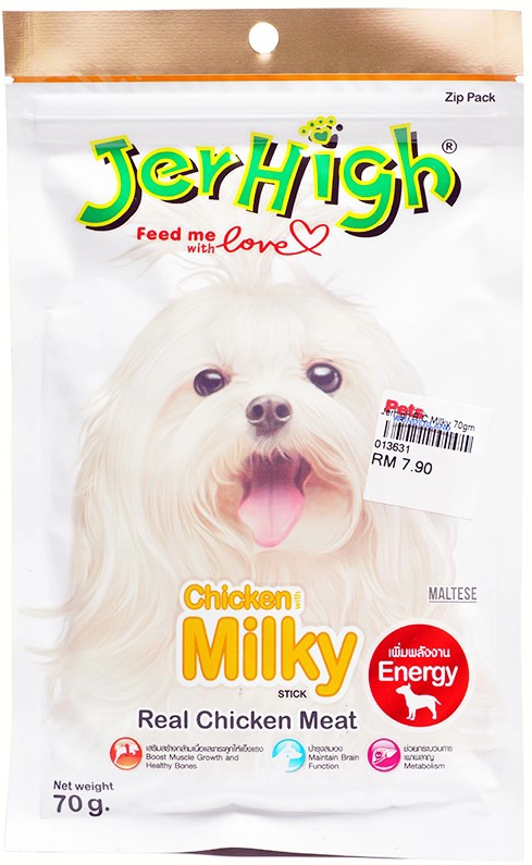 تشویقی سگ جرهای با طعم مرغ و شیر     Jerhigh (Milky)