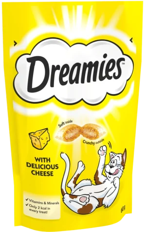 تشویقی گربه دریمز با طعم پنیر     Dreamies (Cheese)