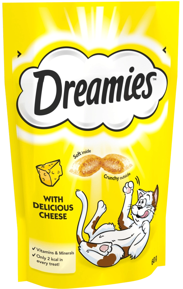 تشویقی گربه دریمز با طعم پنیر     Dreamies (Cheese)