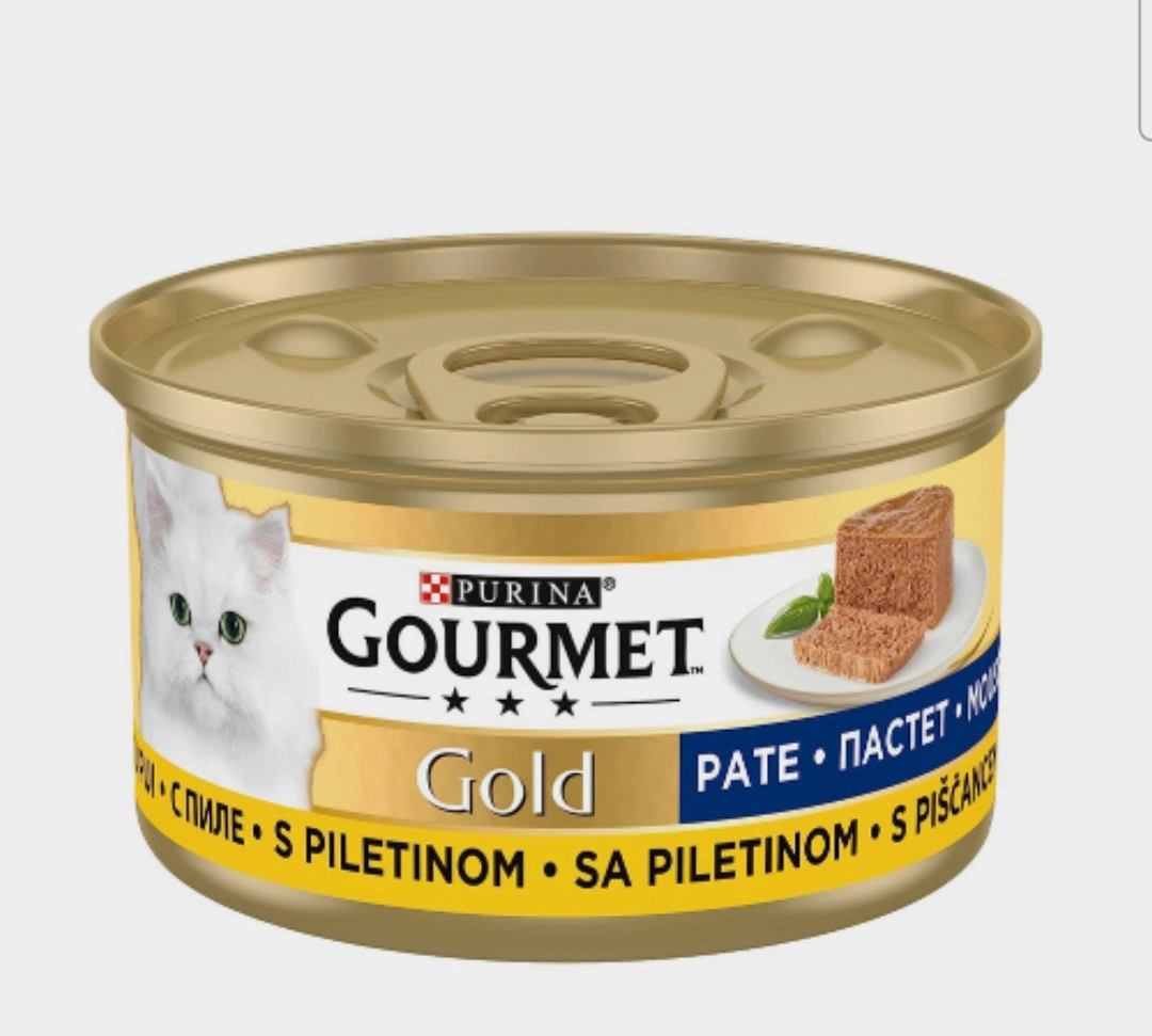 کنسرو گورمت گلد با طعم بوقلمون     (Gourmet Gold)