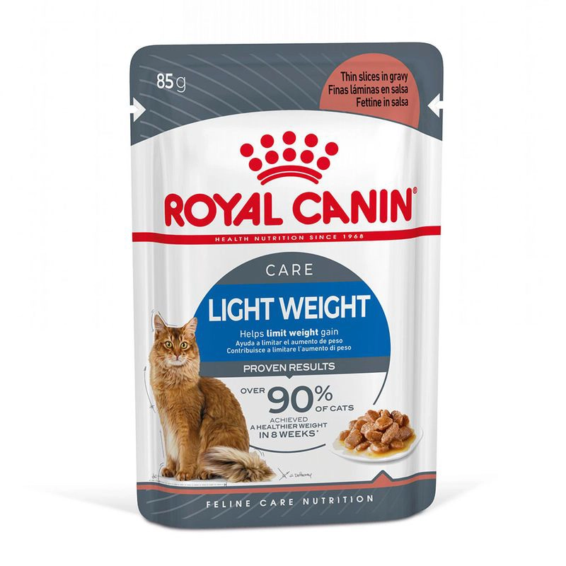 پوچ گربه لایت ویت رویال کنین (وزن 85G)    LIGHT WEIGHT CARE_ROYAL CANIN