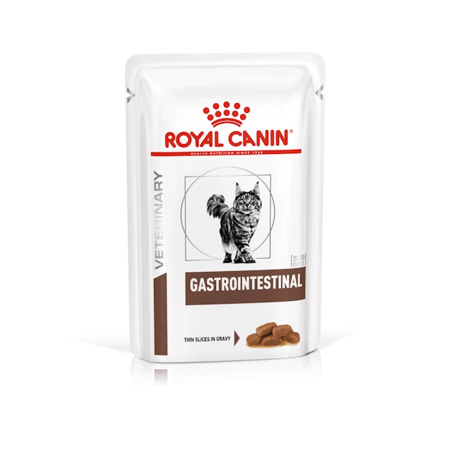 پوچ گربه گسترواینتستینال رویال کنین (وزن 85G)    GASTROINTESTINAL_ROYAL CANIN